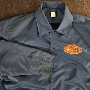 Von Dutch Men's Size XL Made in USA Bomber Jacket Y2k Hotrod Flames Cali